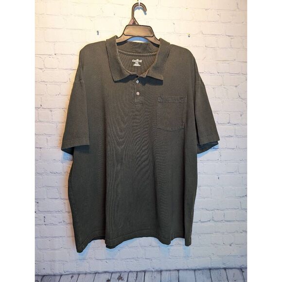 Carhartt dark green polo shirts size 2X - Picture 1 of 4